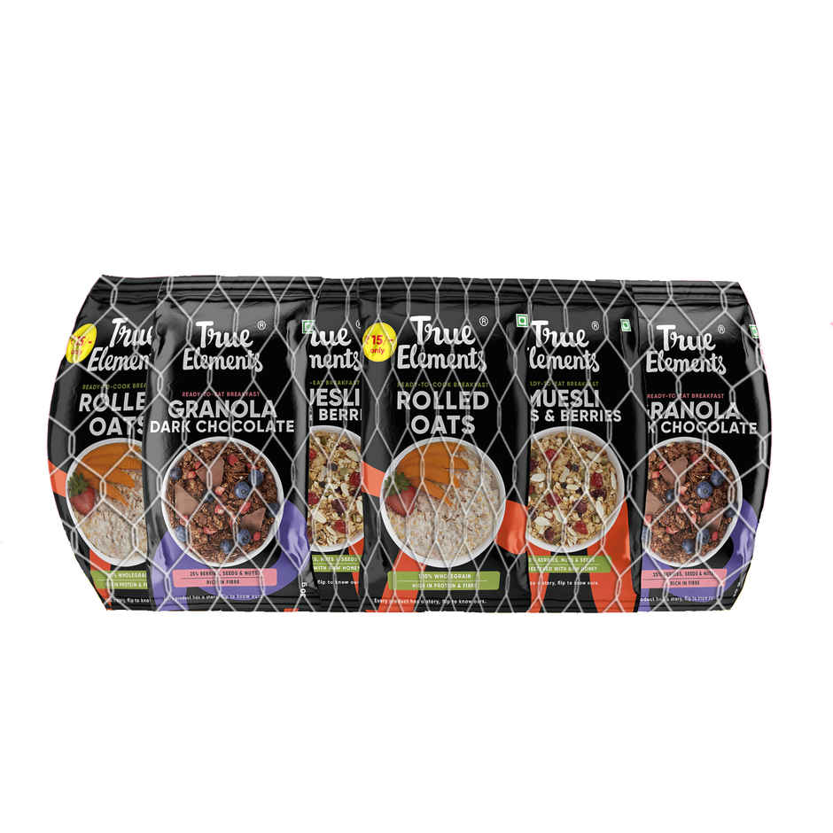 True Elements Breakfast Combo (Oats | Muesli | Granola)