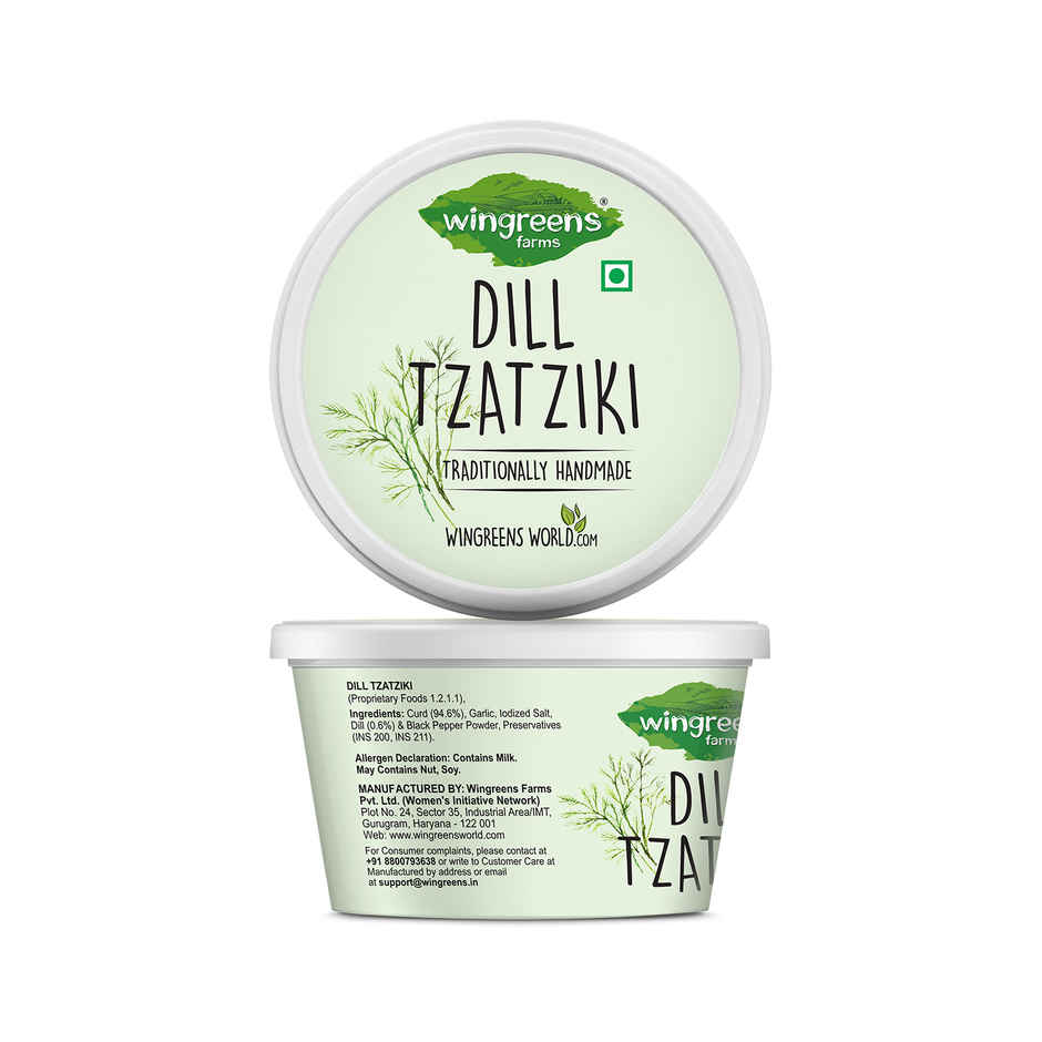 Wingreens Farms Dill Tzatziki Dip & Spread - Yoghurt Based