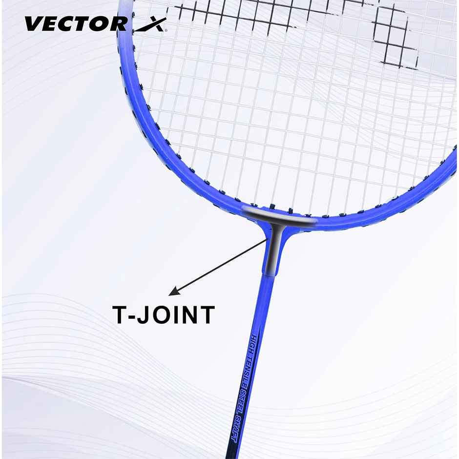 Vector X VXB-150 Badminton Racquets | Blue | Pack of 2
