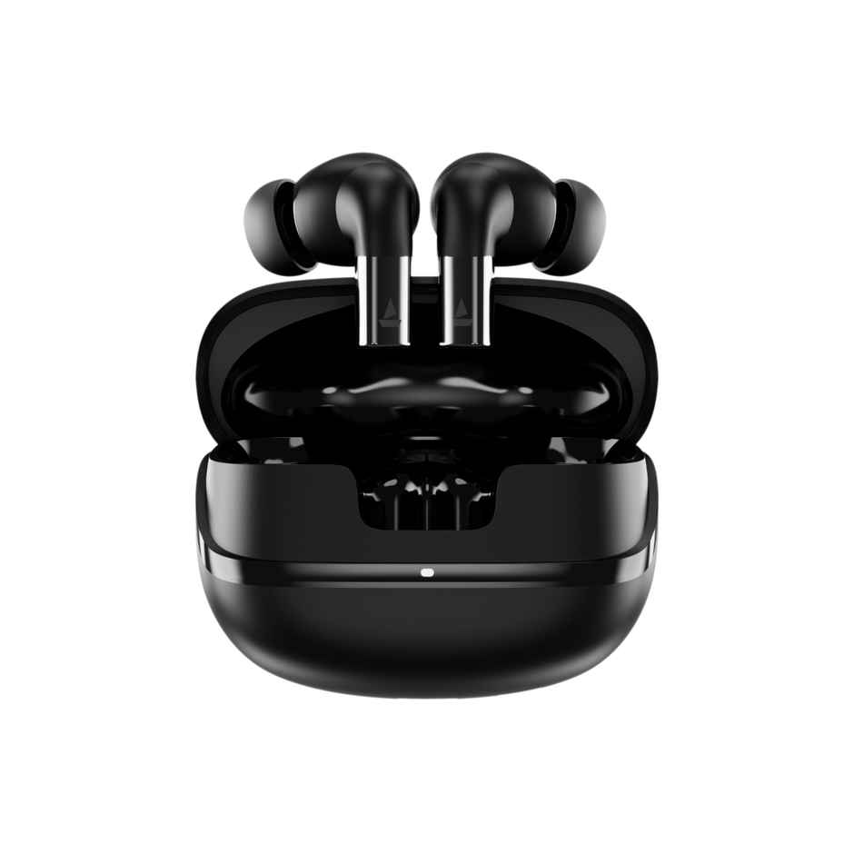 boAt Airdopes Ultra Pro TWS Earbuds W- 100H Playtime, Spatial Sound - 24-Bit Audio,Gunmetal Black
