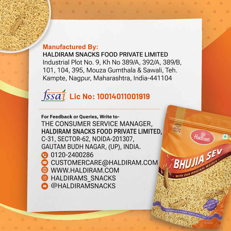 Haldiram's Bhujia | Spicy & Crunchy Snack