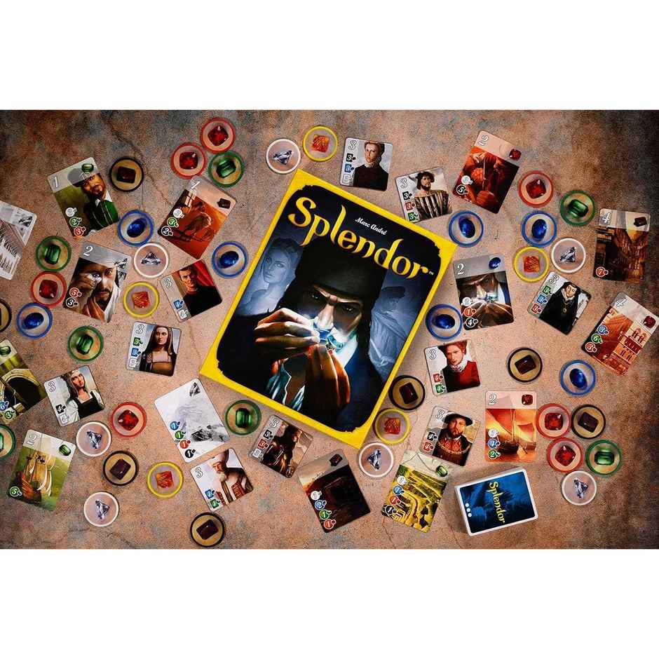 Awestuffs Splendor Board Game Adventure Game for Adults and Family 2 to 4 Players Board Game