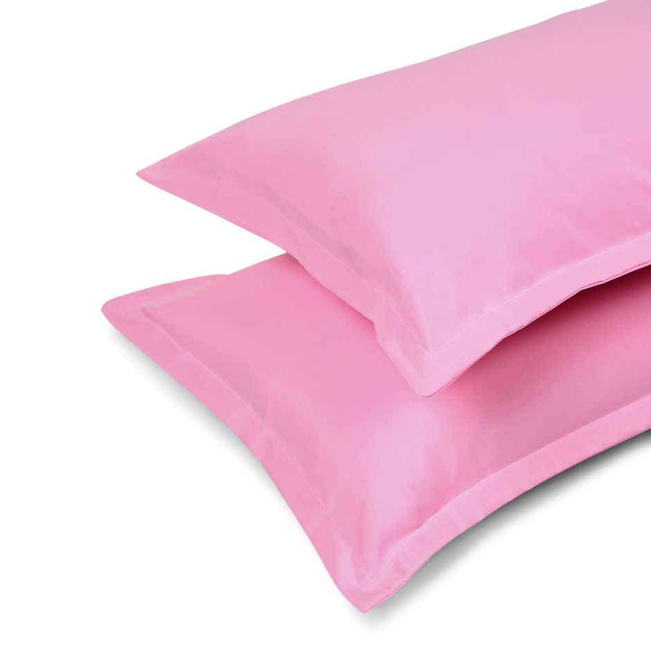 Status Pillow Cover Set Of 2 46 Cm x 69 Cm - Pink