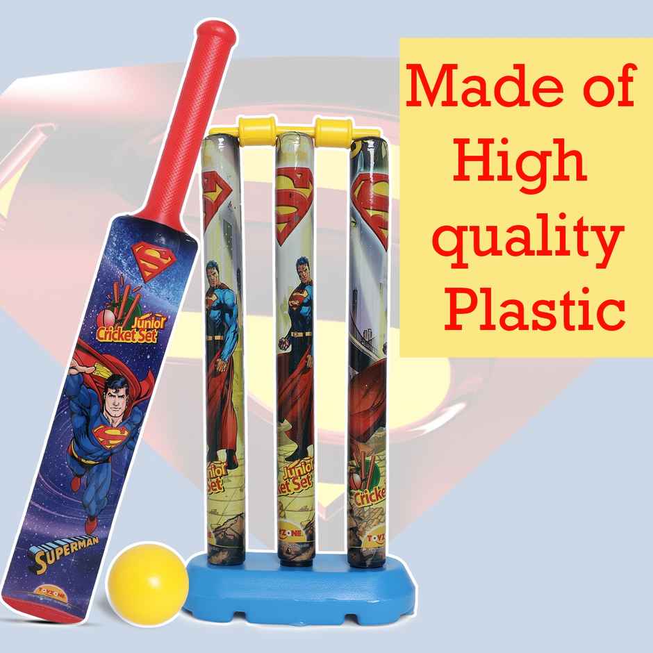 Toyzone Superman Cricket Bat Set