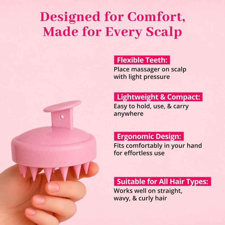 ENN Beauty Root Ritual Hair Scalp Massager | Reduces Hair Fall & Soothes Scalp Tension