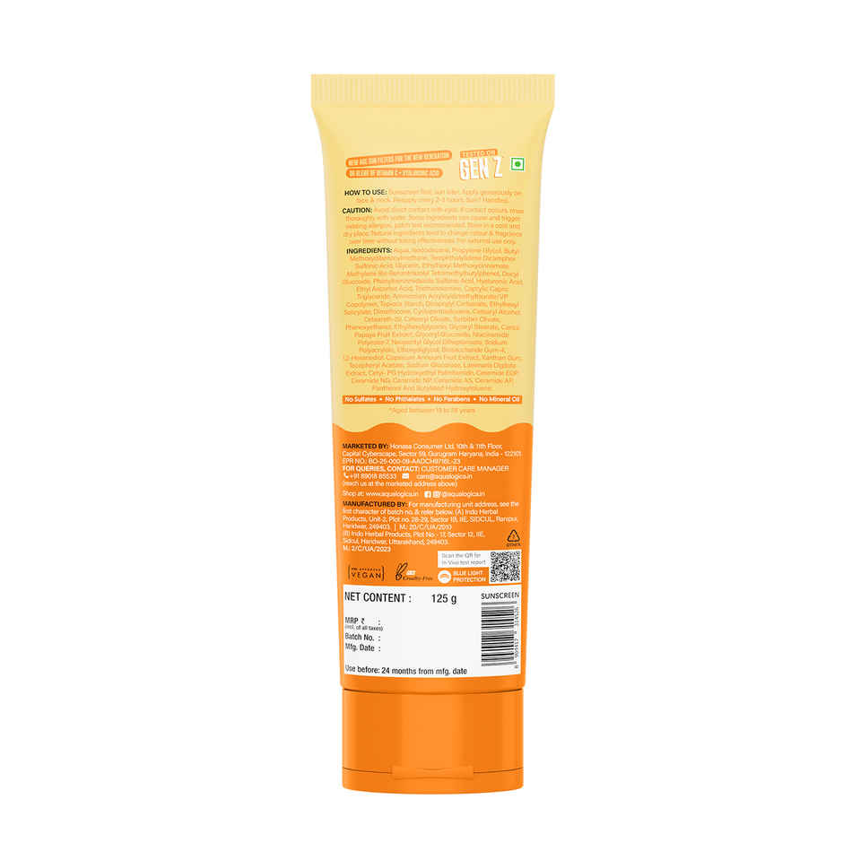 Aqualogica Glow+ Dewy Sunscreen | Tested On GenZ