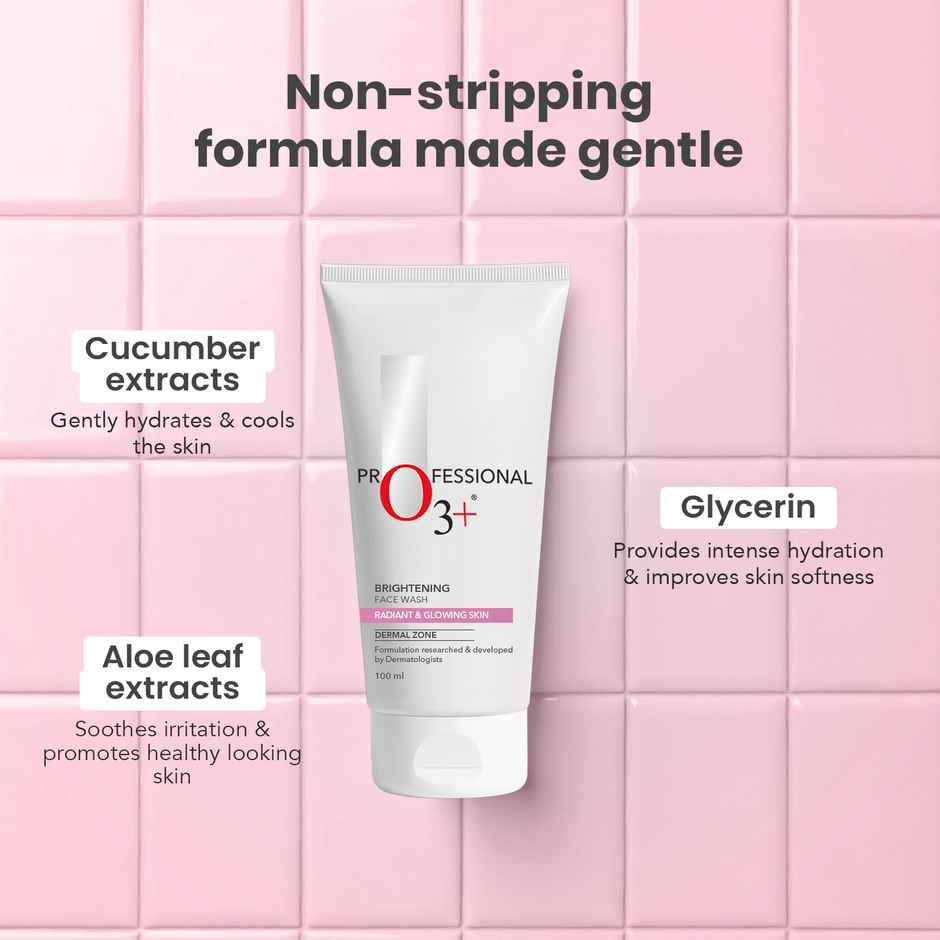 O3+ Brightening & Whitening Face Wash