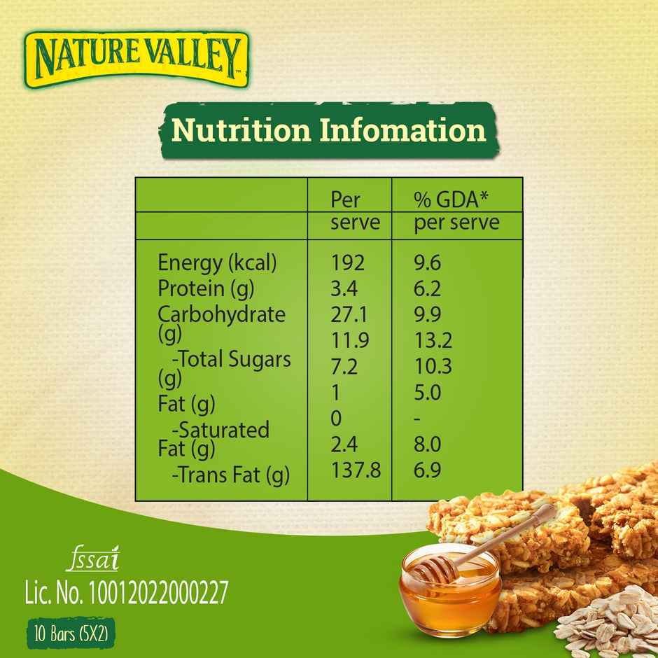 Nature Valley Crunchy Granola Bars Whole Grain Oats & Honey