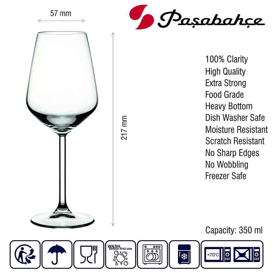 Allegra Red Wine Glass | 350 ml | Pasabahce