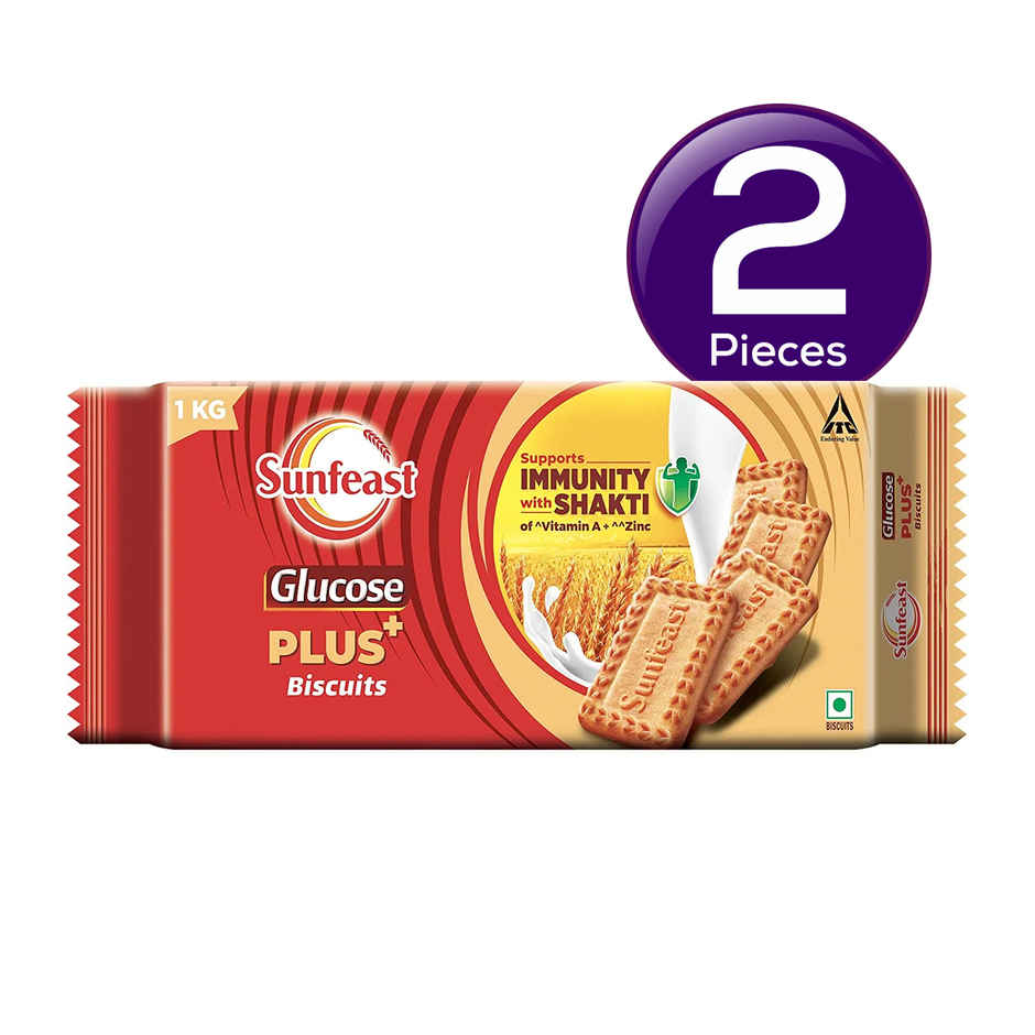 Sunfeast Glucose Plus Biscuits | Trans Fat-free Combo