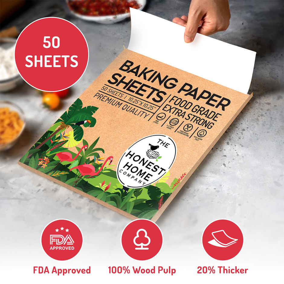 The Honest Home Company Baking Sheets Precut - 50 Sheets (10.25In X 10.25In)