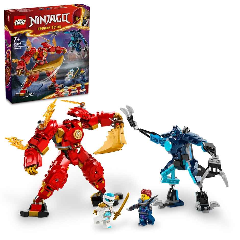 Lego Ninjago Kai’s Elemental Fire Mech Toy (322 Pieces)