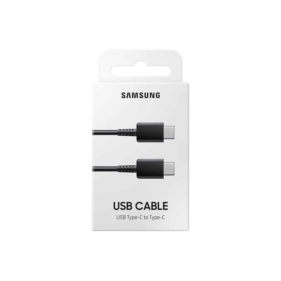 Samsung Original Type C to C Cable - 3.28 Feet (1 Meter) - Black