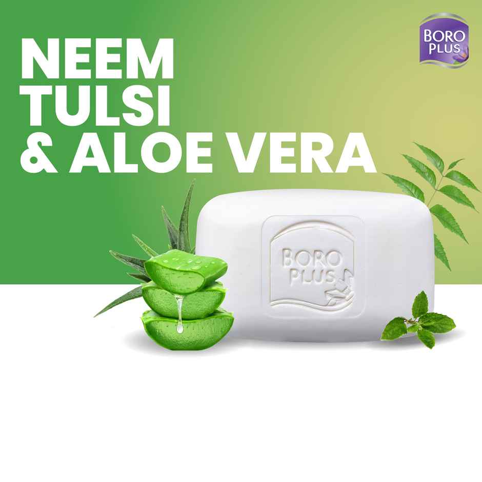 BoroPlus Antiseptic And Moisturising Bathing Soap With Aloe Vera, Neem And Tulsi