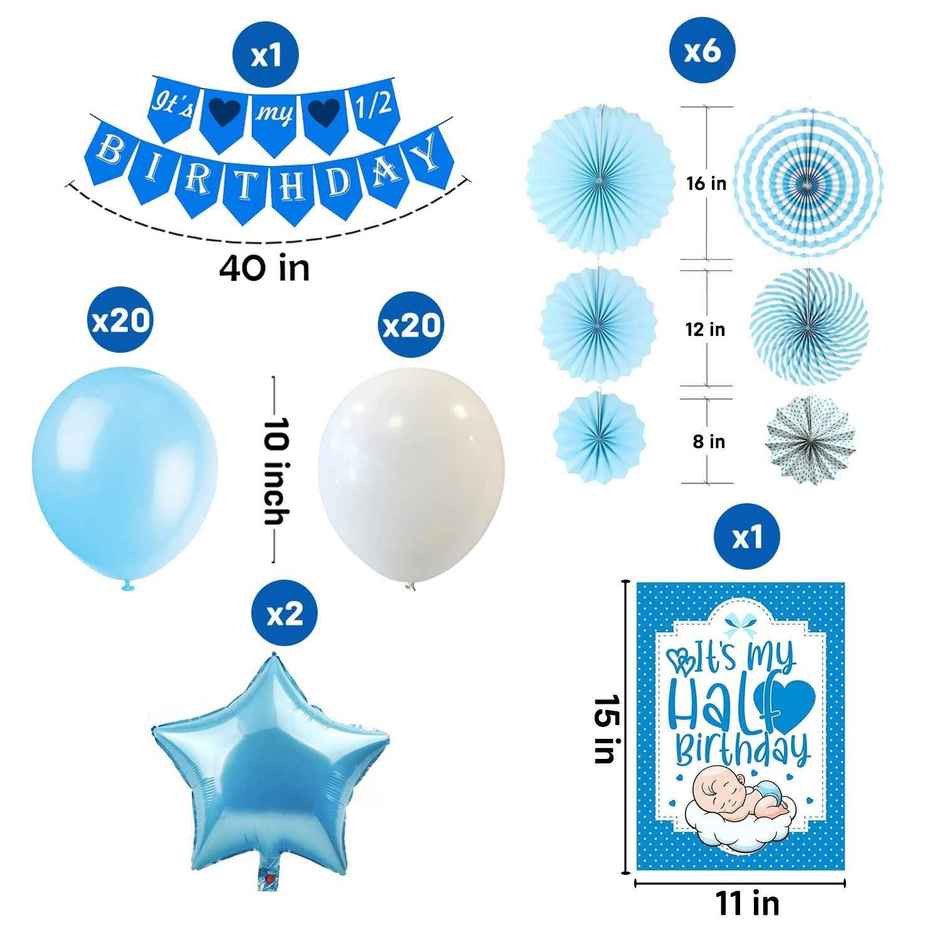 It'S My Half Birthday | Pack Of 50 | Party Propz
