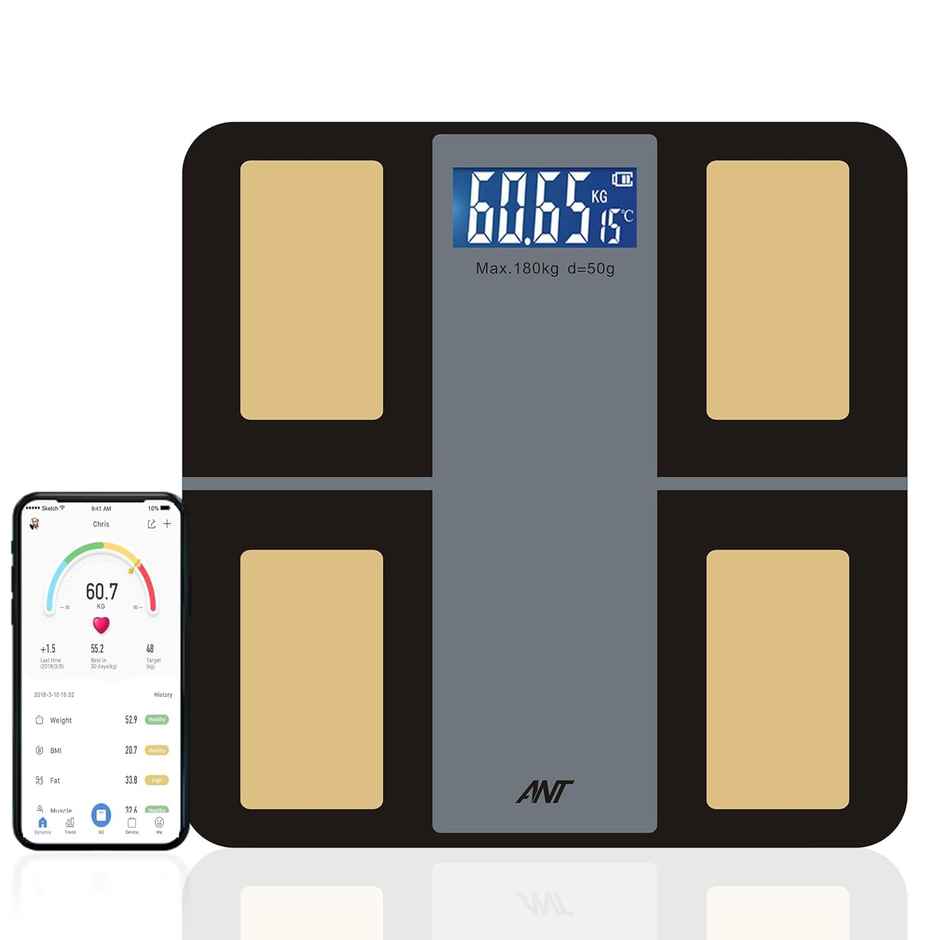Ant Zigma Digital Smart Weighing Scale For Body Weight | 1 pc