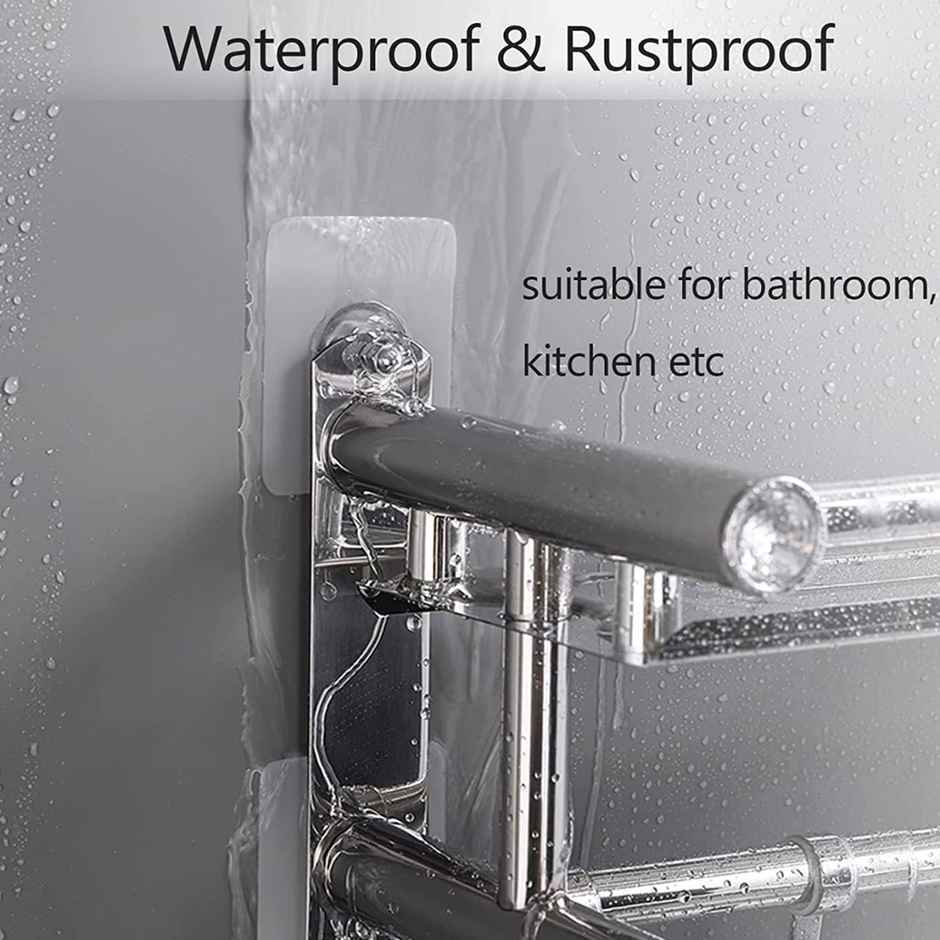 Perpetual Nail Wall Hooks | Heavy Duty | Transparent | Waterproof | Multipurpose | Set of 5