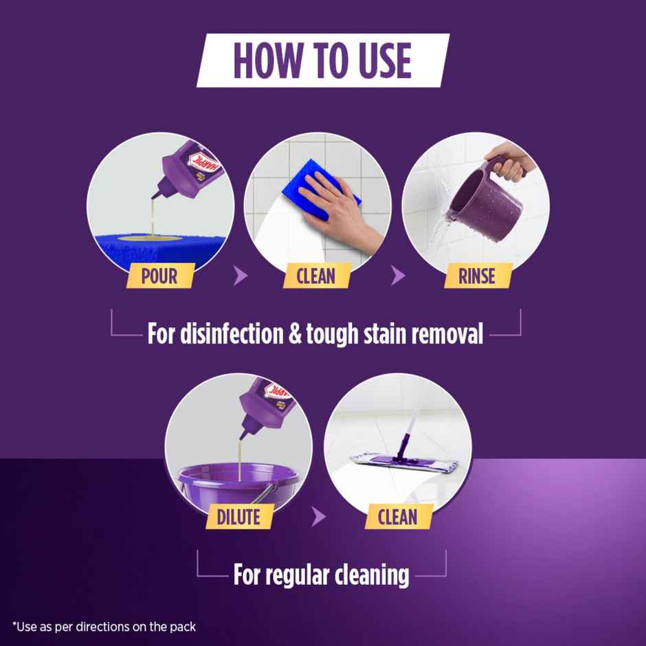 Harpic Bathroom Ultra 10X Tough Stain Remover Petal