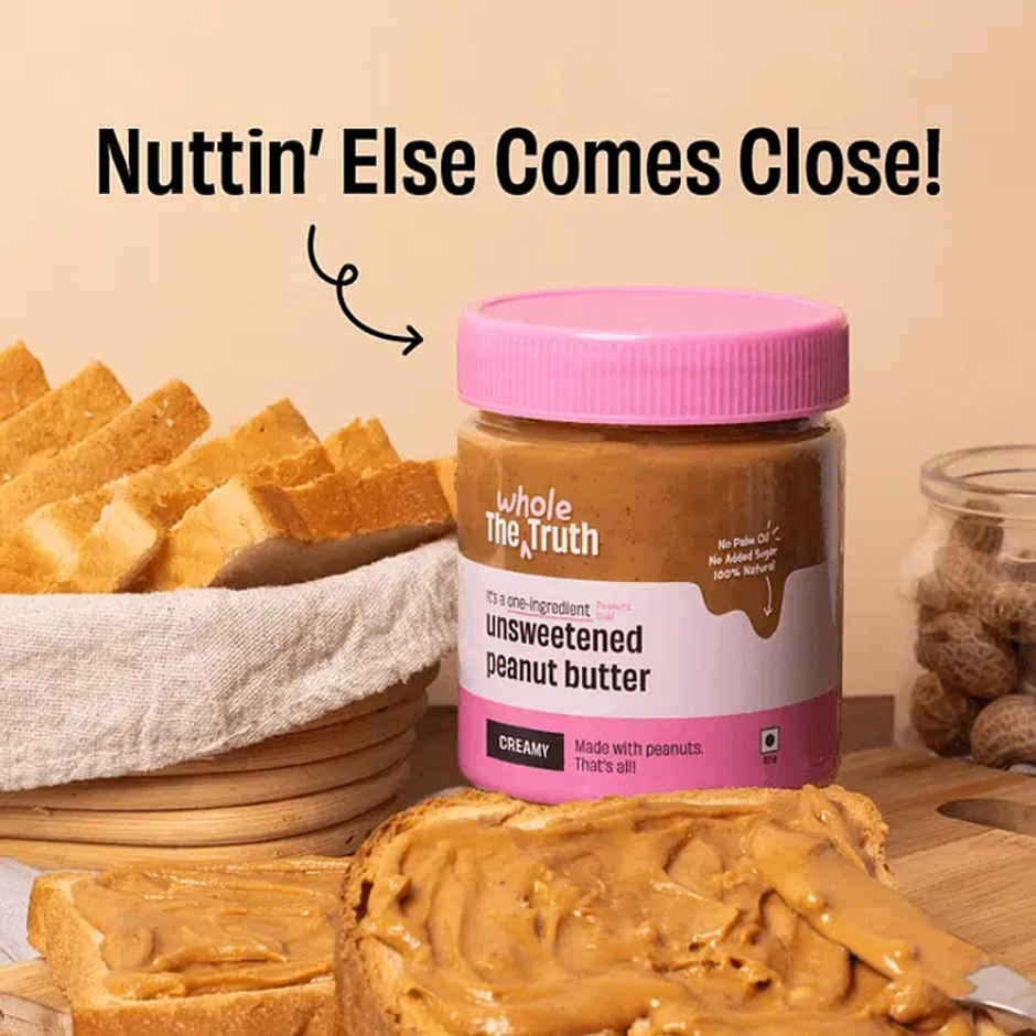 The Whole Truth No Added Sugar Peanut Butter Creamy