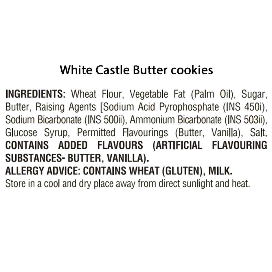White Castle Butter Cookies