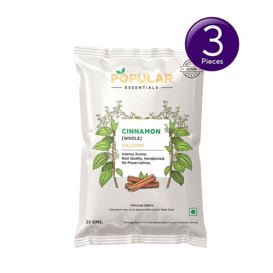 Popular Essentials Cinnamon Whole (Dalchini) Combo 
