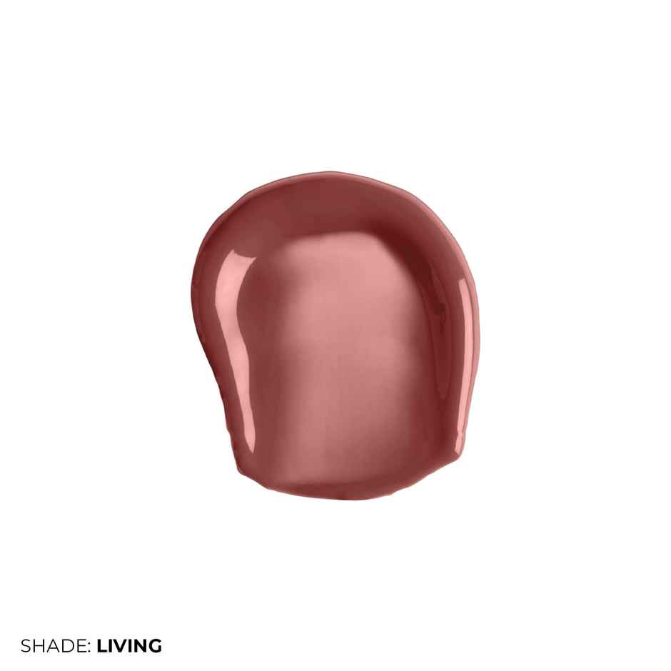 Fae Beauty Peptide Lip Gloss | with Passionfruit Oil & Argireline Shade Living | Rosewood Gloss