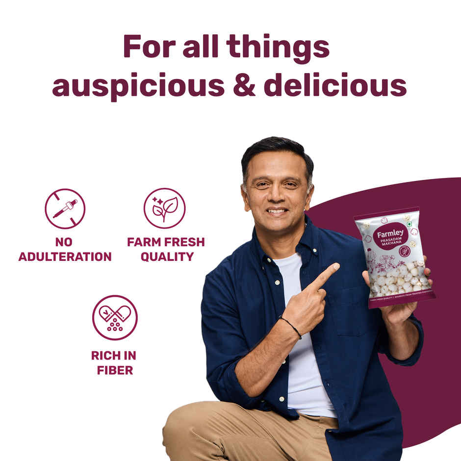 Farmley Prasadam Makhana - Fit For Fasting | Foxnuts