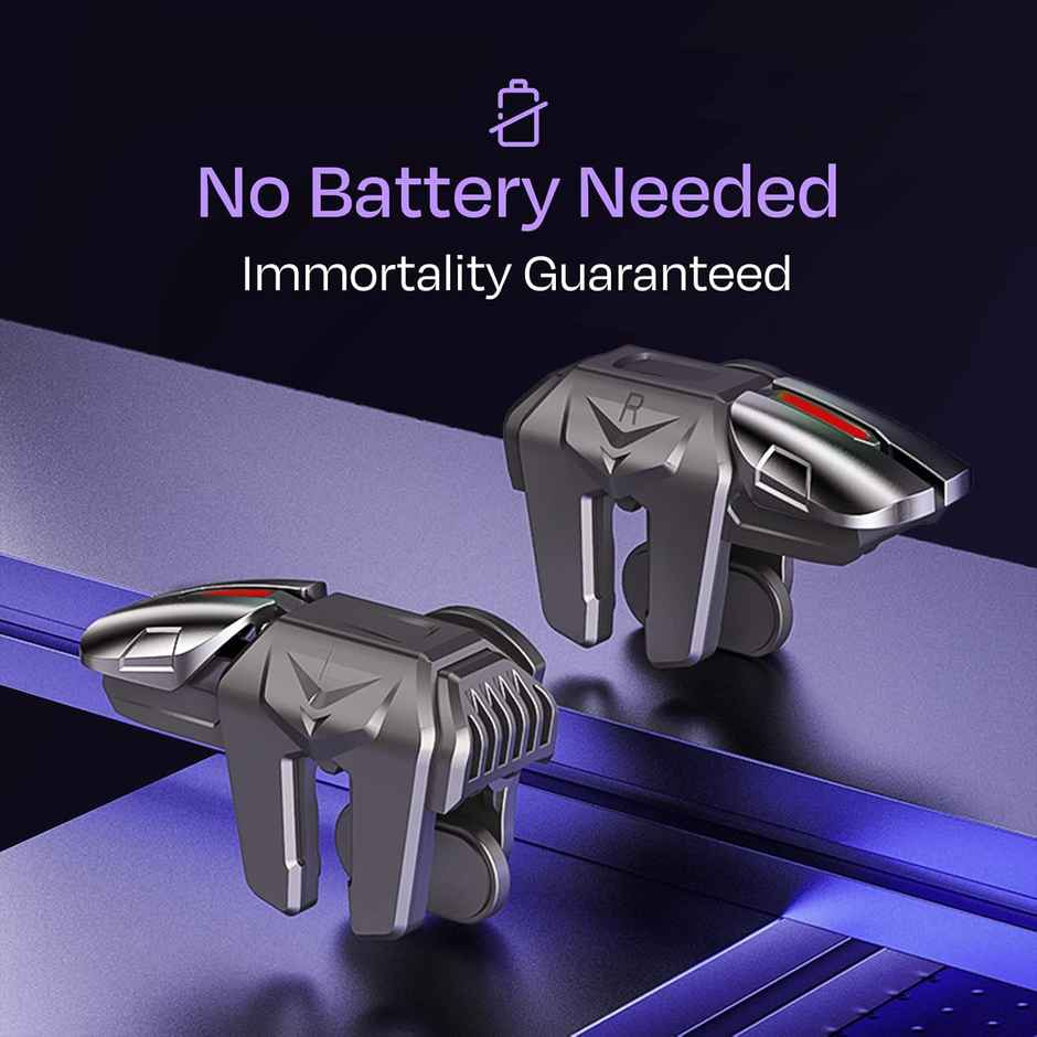 Kreo Wasp Pubg Gaming Trigger With Free Finger Sleeves For Mobile Gaming, Bgmi Triggers For Mobile