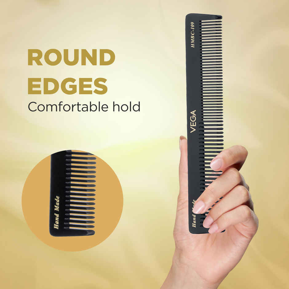 VEGA Grooming Hair Comb - Hmbc-109 (Black)