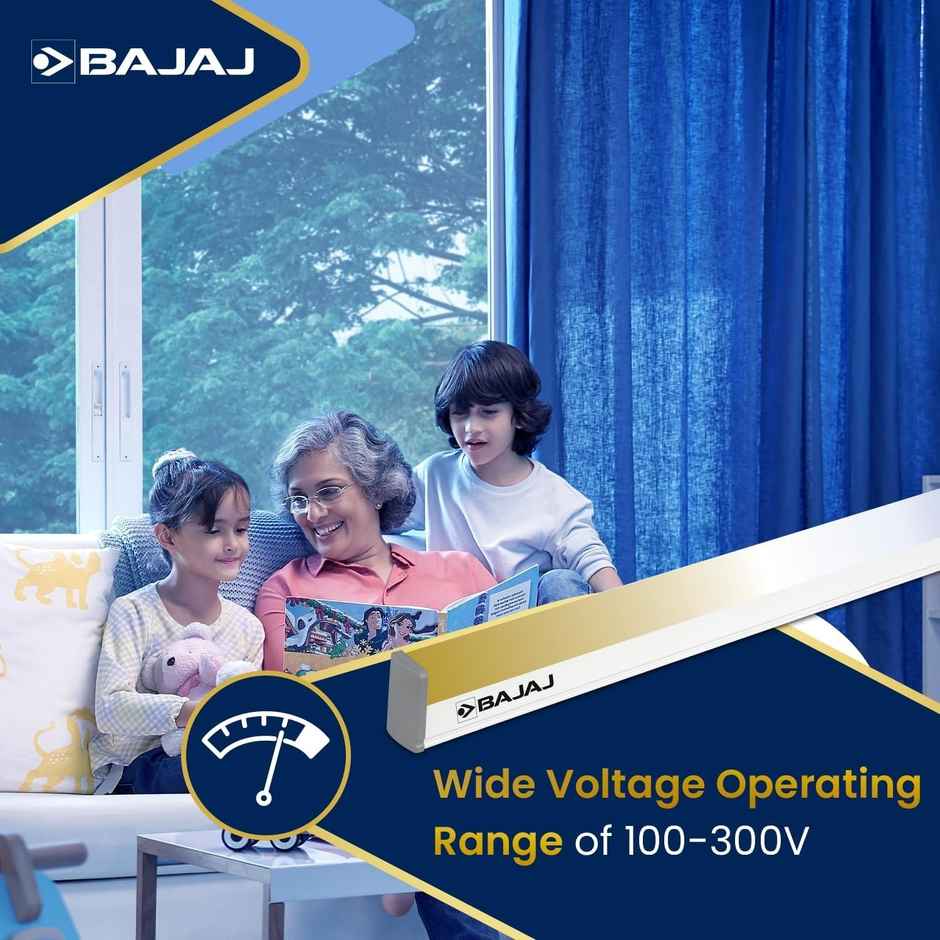 Bajaj AWE Smart Tw & Dimmable LED Batten 20W Voice Control