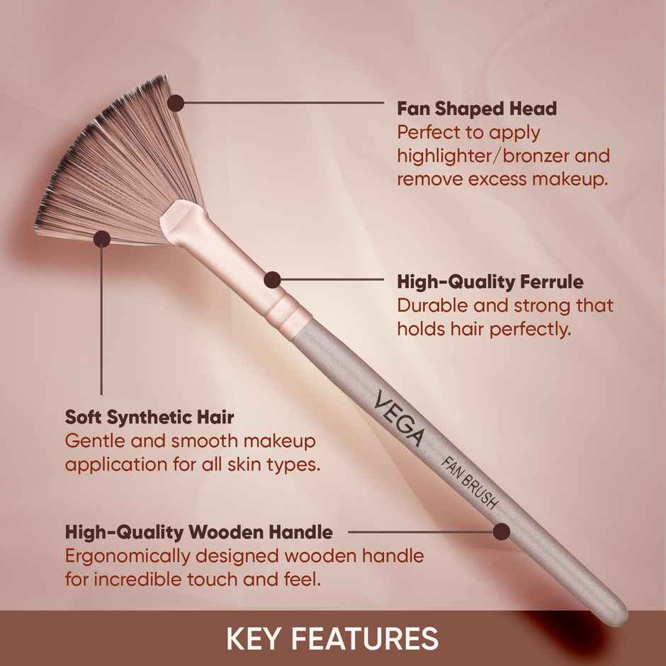 VEGA Mascara Cosmetic Makeup Brush, Eyelash & Wands Applicator Eyebrow Brush | MBN-10