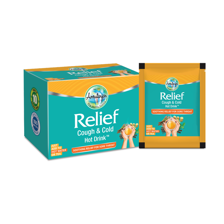 Amrutanjan Relief Cough & Cold Hot Drink