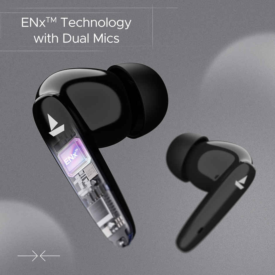 boAt Airdopes 161 Pro TWS Earbuds w/ 50H Playtime, ASAP Charge & Multi-Point Connectivity (Sleek Black)