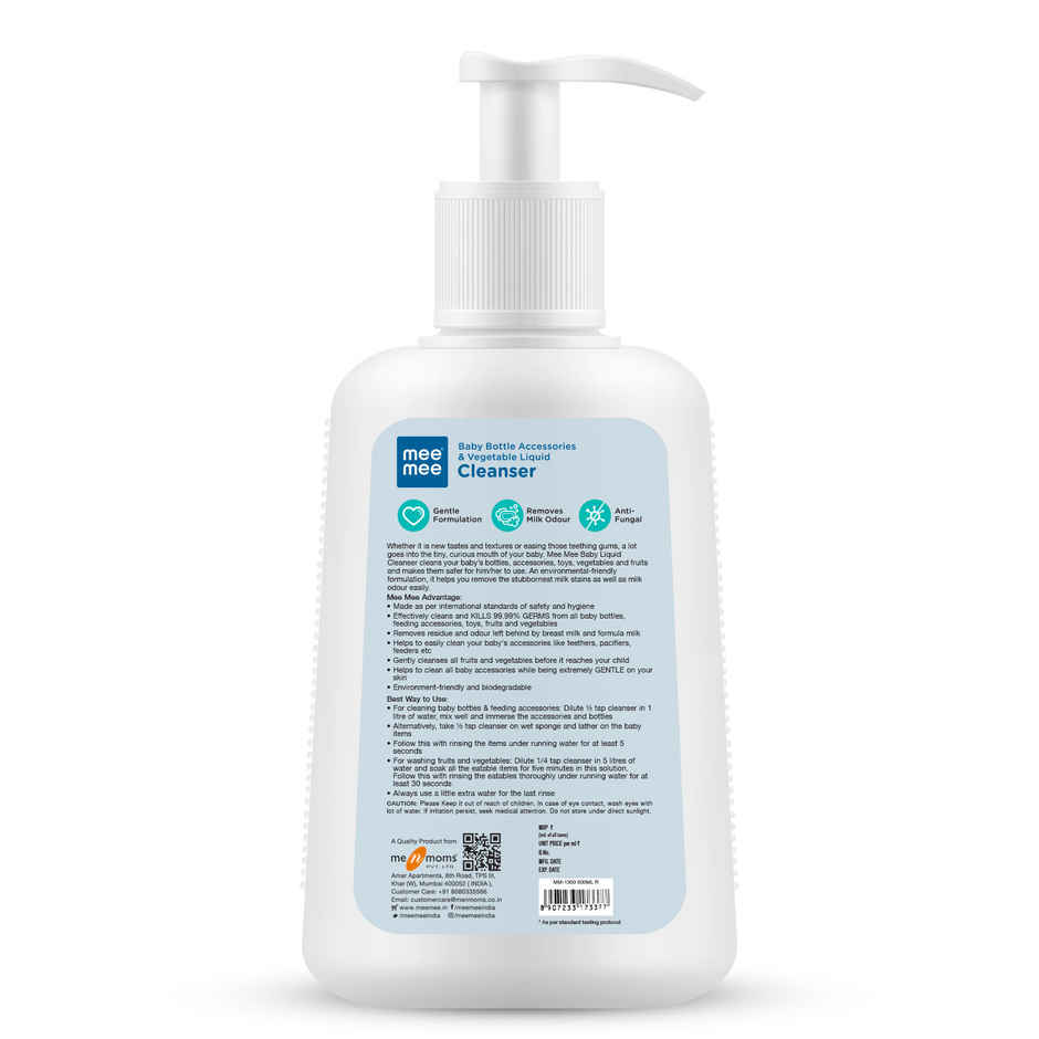 Mee Mee Anti-Bacterial Baby Liquid Cleanser Bottle