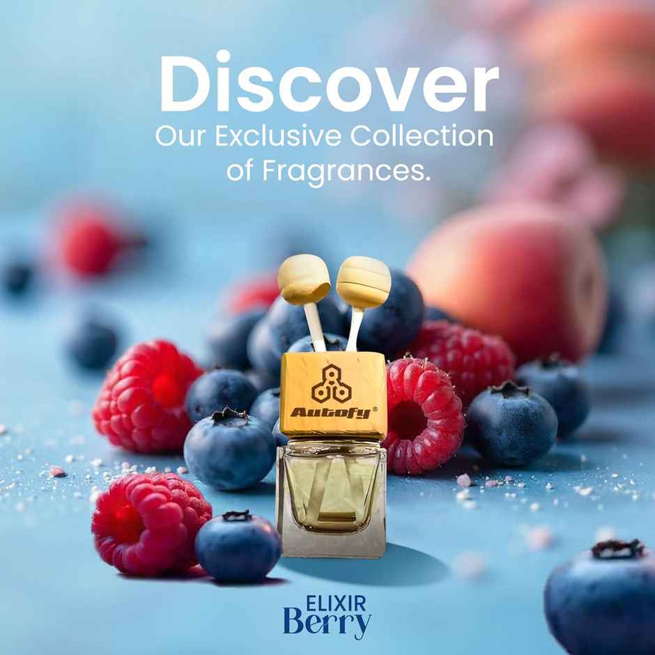 Autofy ELIXIR Car Perfume AC Vent Car Fragrance Car Air Freshener Long Lasting | Berry