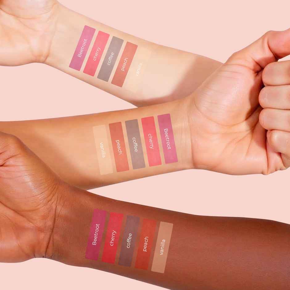 Just Herbs Tinted Lip Balm SPF 20+ For Dry And Chapped Lips For Women And Men - Peach