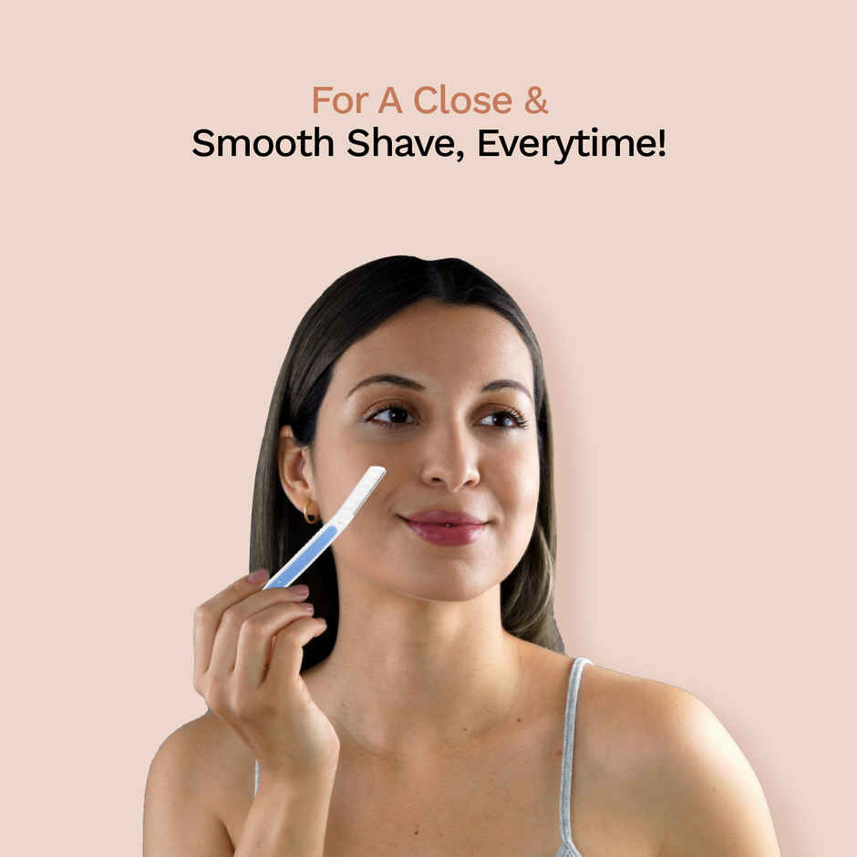 FURR By Pee Safe Reusable German Blade Face Razor | Smooth & Precise for All Skin Types