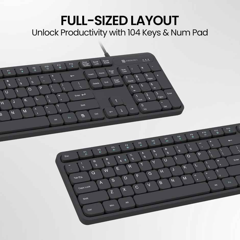 Portronics Ki-Pad 3 Wired Keyboard