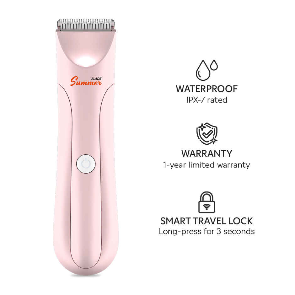 Zlade Summer Intimate Body Trimmer for Women | Bikini Line, Body Hair, Underarms | Waterproof