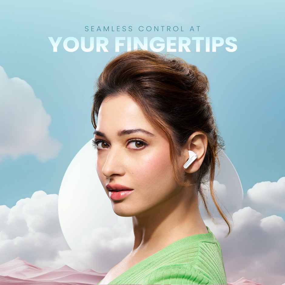 Cellecor Bropods Cb33 Tws With 60 Hours Playtime | Digital Display Automatic Pairing - White