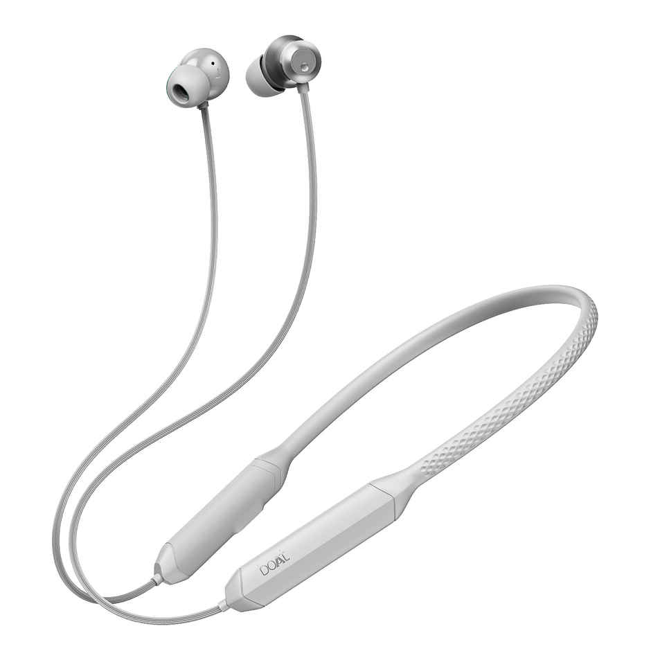 boAt Rockerz 255 Z Plus BT Neckband w/AI-ENx Tech, Spatial Audio, 50H Playback,(Slate Grey)