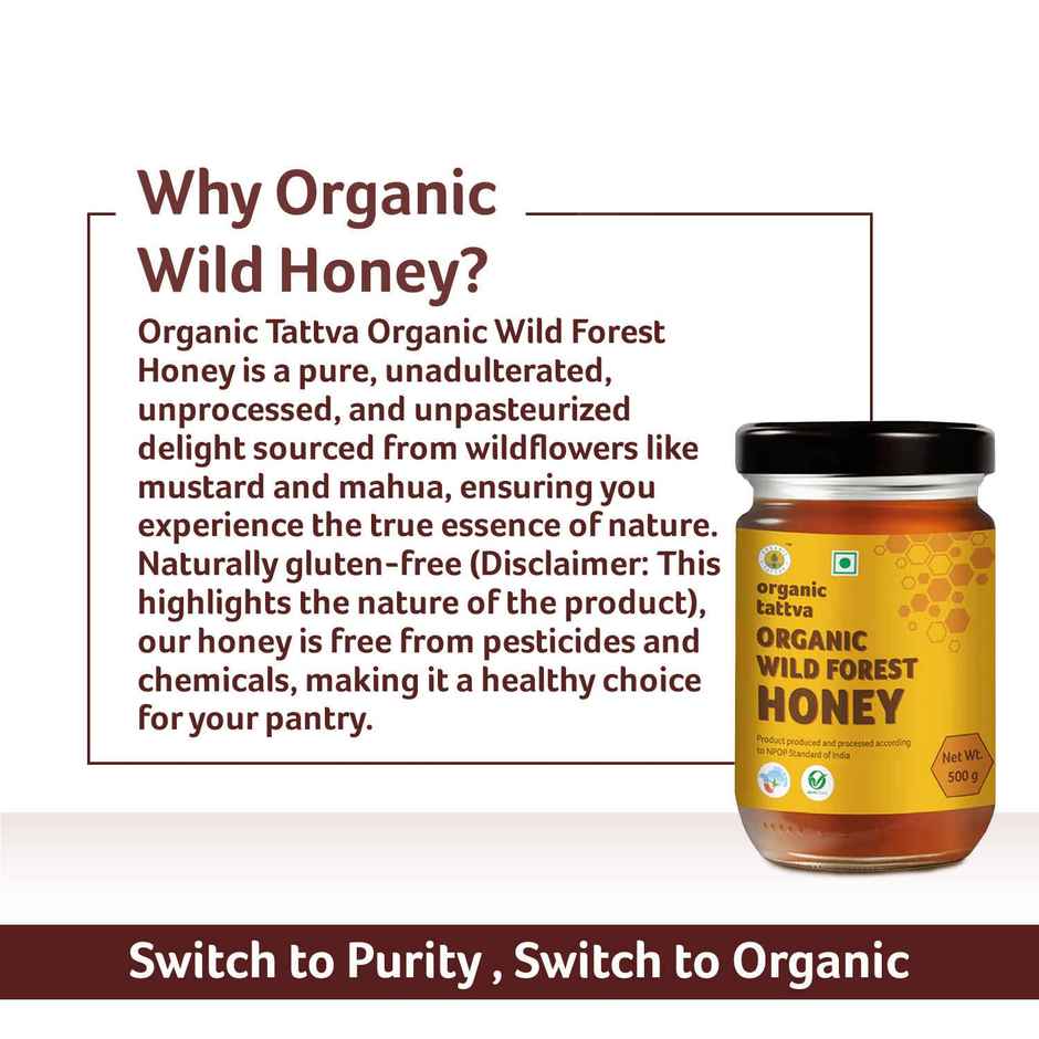 Organic Tattva Wild Forest Honey