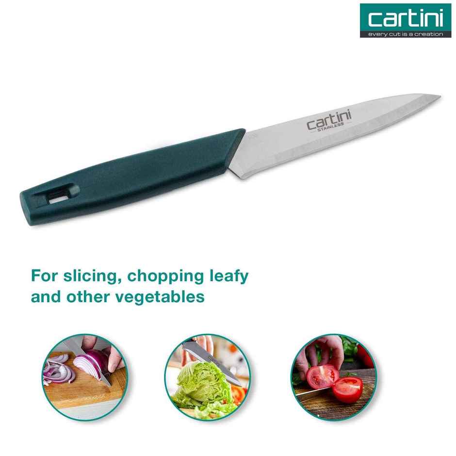 Godrej Cartini Easy Chopping Knife - Teal