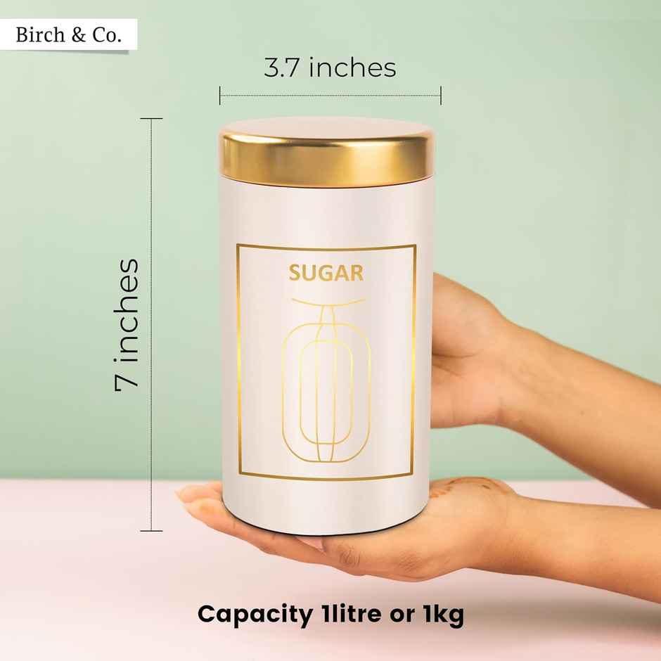 Birch & Co. Airtight Container - Tea Coffee Sugar