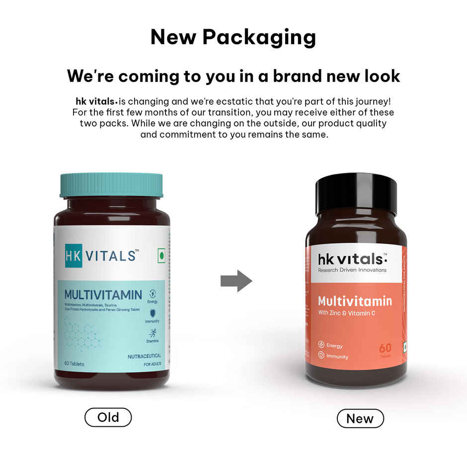 hk vitals Multivitamin (60 Tablets)