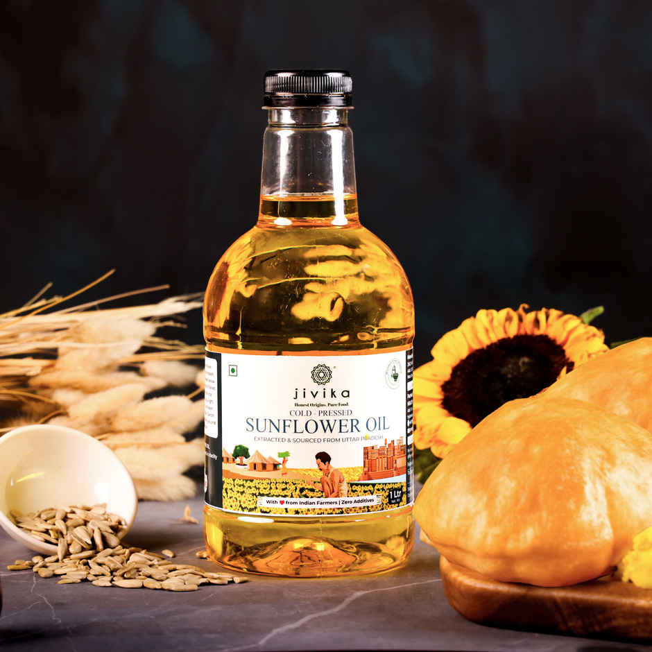 Jivika Sunflower Cold Pressed Oil | Healthy Cooking Oil