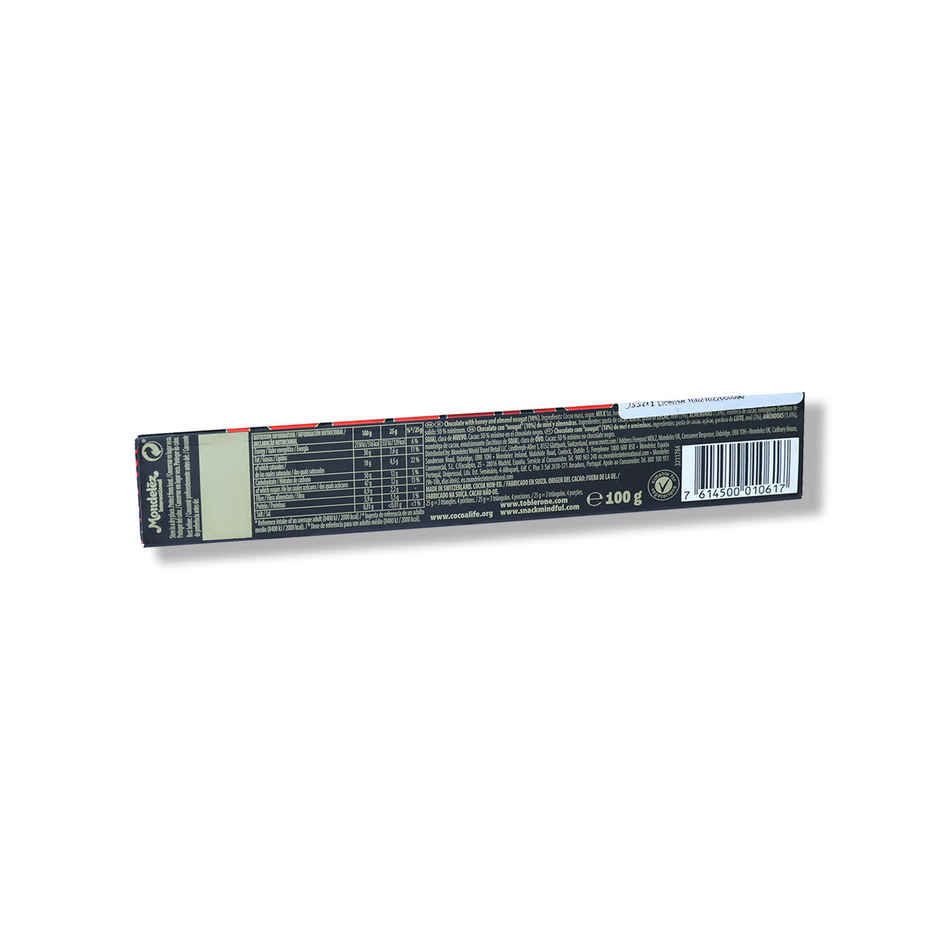 Toblerone Swiss Dark Chocolate With Honey & Almond Nougat