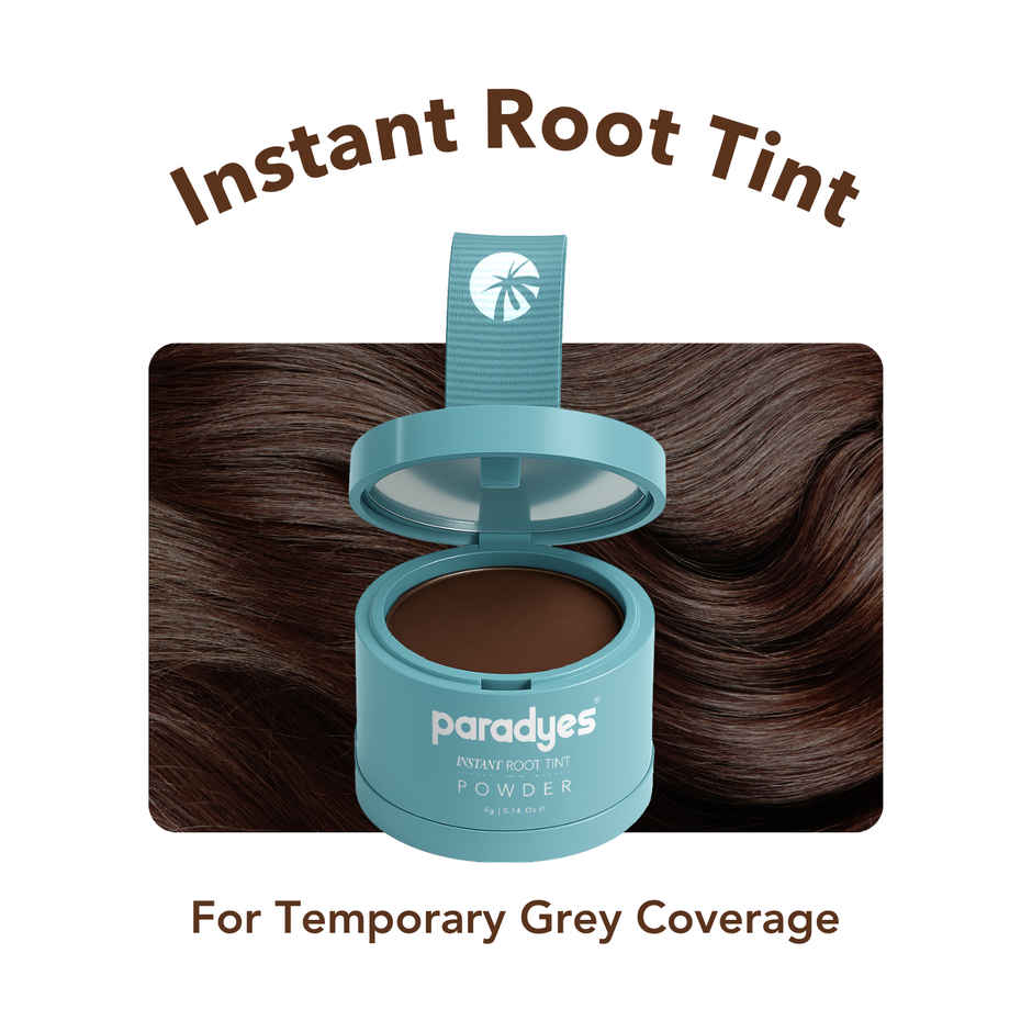Paradyes Cover Up Root Touch Up Powder Instant Tint | Dark Brown