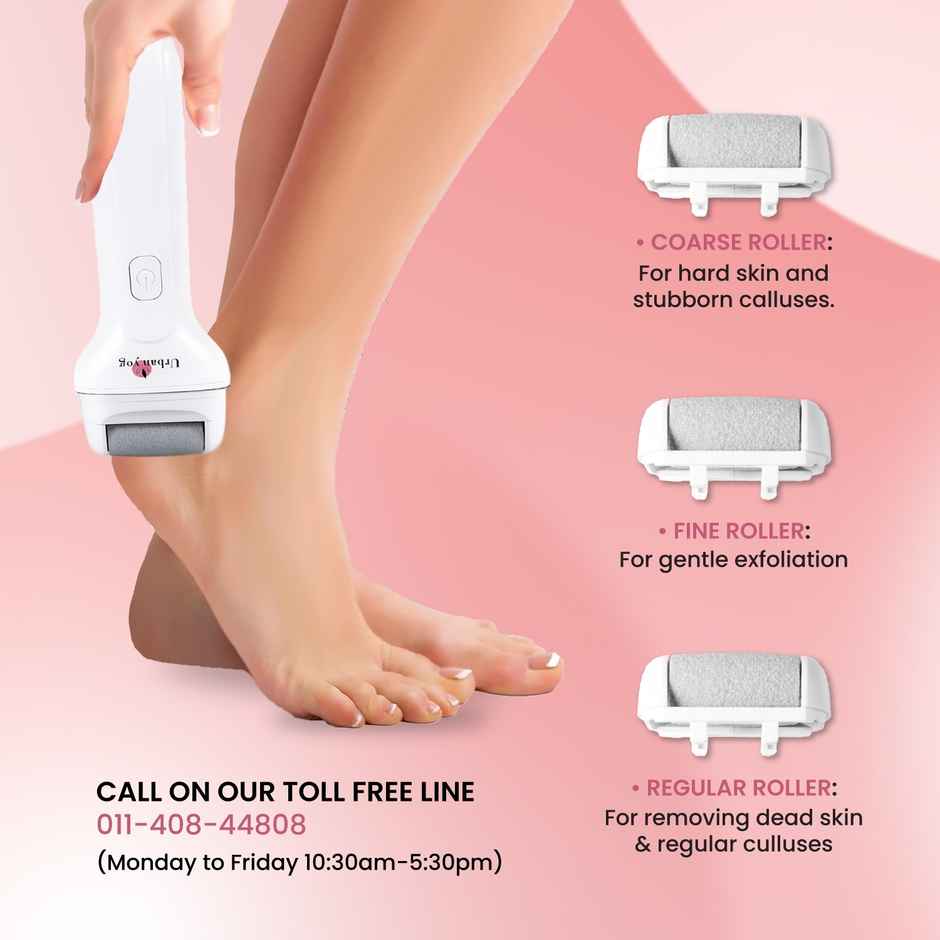 UrbanYog Electric Callus Remover 2 Speed Settings | 1200 mAh Battery