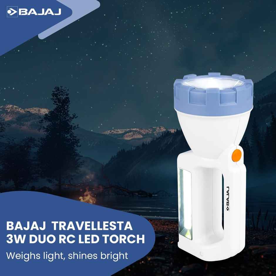 Bajaj Travellesta 3W Duo RC LED Torch